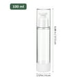 thumbnail image 2 of unbranded 4Ud Envases Transparentes Airless Para De Cuidado Personal En Viajes, 2 of 6