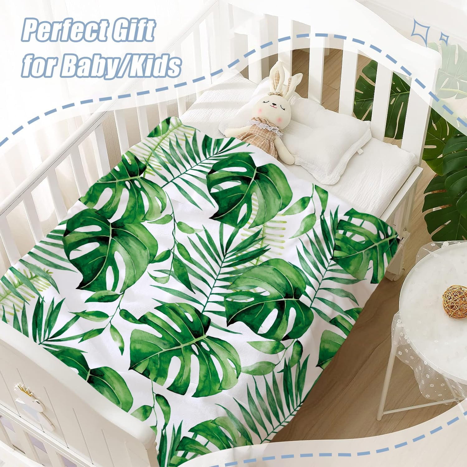 Sunflower Throw Blanket for Baby Small Spring Summer Floral Blanket Toddler Swaddle Crib Blanket Soft Fleece Blankets Gift for Baby Couch Bed Flower Decorative Blanket 30x40