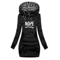 thumbnail image 2 of Fashion Vintage Pullover Dress Lady Autumn Long Sleeve Hooded Dresses Casual Fleece Warm Hoodies Clothes, 2 of 5