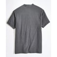 thumbnail image 2 of Venado Premium Short Sleeve Henley Shirt for Men (Charcoal Grey, Small), 2 of 2