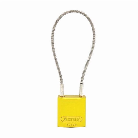 Abus Lockout Padlock,Key Alike,Yllw Body 13060