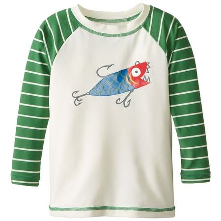 Hatley Little Boys' Fishing Lures Rash Guard