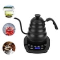 thumbnail image 4 of Temperature Adjustable Black EU Plug Coffee Kettle, Electric Coffee Kettle, Gooseneck Coffee Pot, For Home Office, 4 of 8