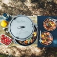 thumbnail image 4 of Uno Casa Olla holandesa de hierro fundido para camping - Olla con tapa presazonada de 5,6 litros ide, 4 of 8