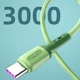 thumbnail image 3 of Charging Cable Mobile Phone 3A Output Charging cord USB charging Cord Phone USB Power Cable, Pink, Replacement for iOS, 2m, 3 of 9