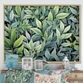 thumbnail image 2 of Designart "Wisdom of Sage Herbs II" Oversized Floral Framed Wall Art - Traditional Green Herbs Living Room Framed Canvas Art, 2 of 7