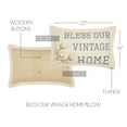 thumbnail image 5 of VHC Brands Ashmont Throw Pillow Cotton Farmhouse Decorative Accent for Couch 14x23, 5 of 7