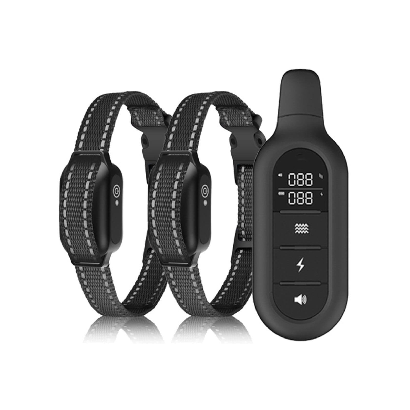 IPX7 Waterproof Electric Dog Training Collar Rechargeable Remote device with LCD for DIY