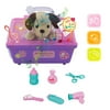Pet Salon Play Set Plush Dog Toy Portable Carrier For Small Pets Puppy Grooming Washing +3 Mundo Toys