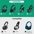 thumbnail image 6 of Geekria Shield Headphones Case Compatible with Boses QC Ultra/45 II/35 II Gaming Headset, Replacement Hard Shell Travel Carrying Bag with Cable Storage (Dark Grey), 6 of 6