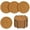 C, variant on Woven Coasters with Holder,8 Pack Heat Resistant Non-Slip Drinking Mats Prevents Surface Scald for Livingroom Office Dormroom Daily Use
