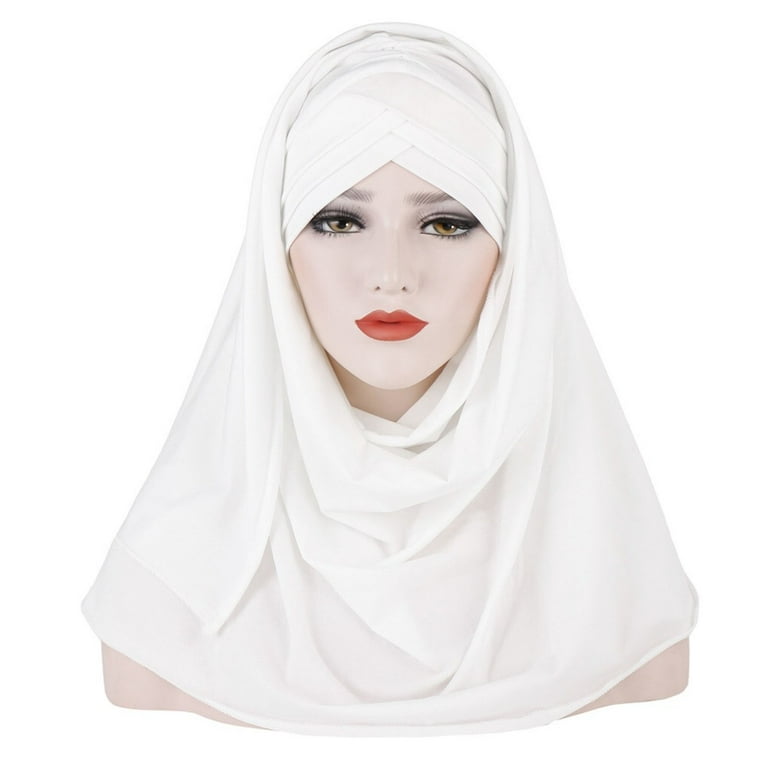 Women's Bisque Jersey Hijab ScarfFull Coverage at  Women's