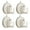 Milky White 4pcs, variant on Shoreew 1/2/4/6Pcs Suction Cup Hooks No Drill Suction Towel Holder Multifunctional Glass Door Hooks Bathroom Hanging Hooks