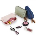 thumbnail image 3 of Janrevotw Simple Mini Make-Up Bag Handy Hand Holding Lipstick Bag Coin Purse Small Make-Up Bag Travelling Storage Bag, 3 of 6