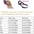 thumbnail image 2 of Nylon Dog Muzzle for Small Medium Large Dogs Prevent from Biting Barking and Chewing Adjustable Loop Black NEW, 2 of 7