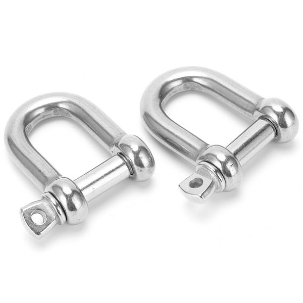 Screw Pin Anchor Shackle, Heavy Duty Pin Anchor Shackle 304 Stainless Steel DShape Shackle For