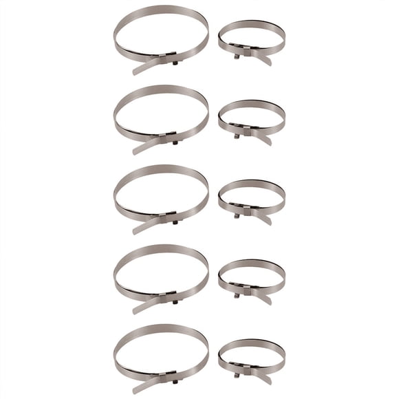 Vehicle Car Constant Velocity CV Joint Boot Clamp Clip Fastener 10 Pcs
