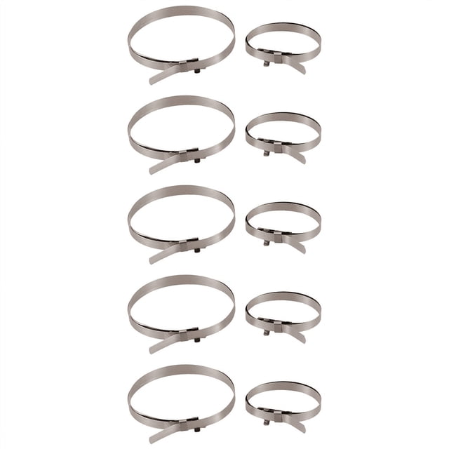Vehicle Car Constant Velocity CV Joint Boot Clamp Clip Fastener 10 Pcs
