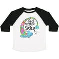 thumbnail image 3 of Inktastic Best Middle Sister Colorful Rainbow Swirls Girls Toddler T-Shirt, 3 of 5