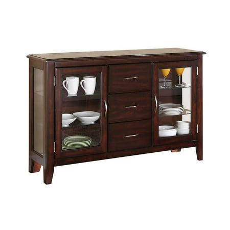 54 Inch Dining Buffet - Winners Only 54 in. Sideboard with Glass Doors