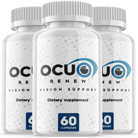 (3 Pack) Ocurenew - Ocuo Renew - Revolutionary Advanced Vision Matrix Formula - Supports Healthy Vision - Dietary Supplement for Eyes Sight - 180 Capsules