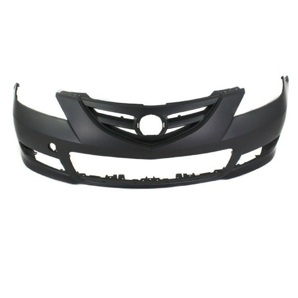 Capa For 07 09 Mazda3 Mazda 3 Front Bumper Cover Primed W Integral Upper Grille Walmart Com