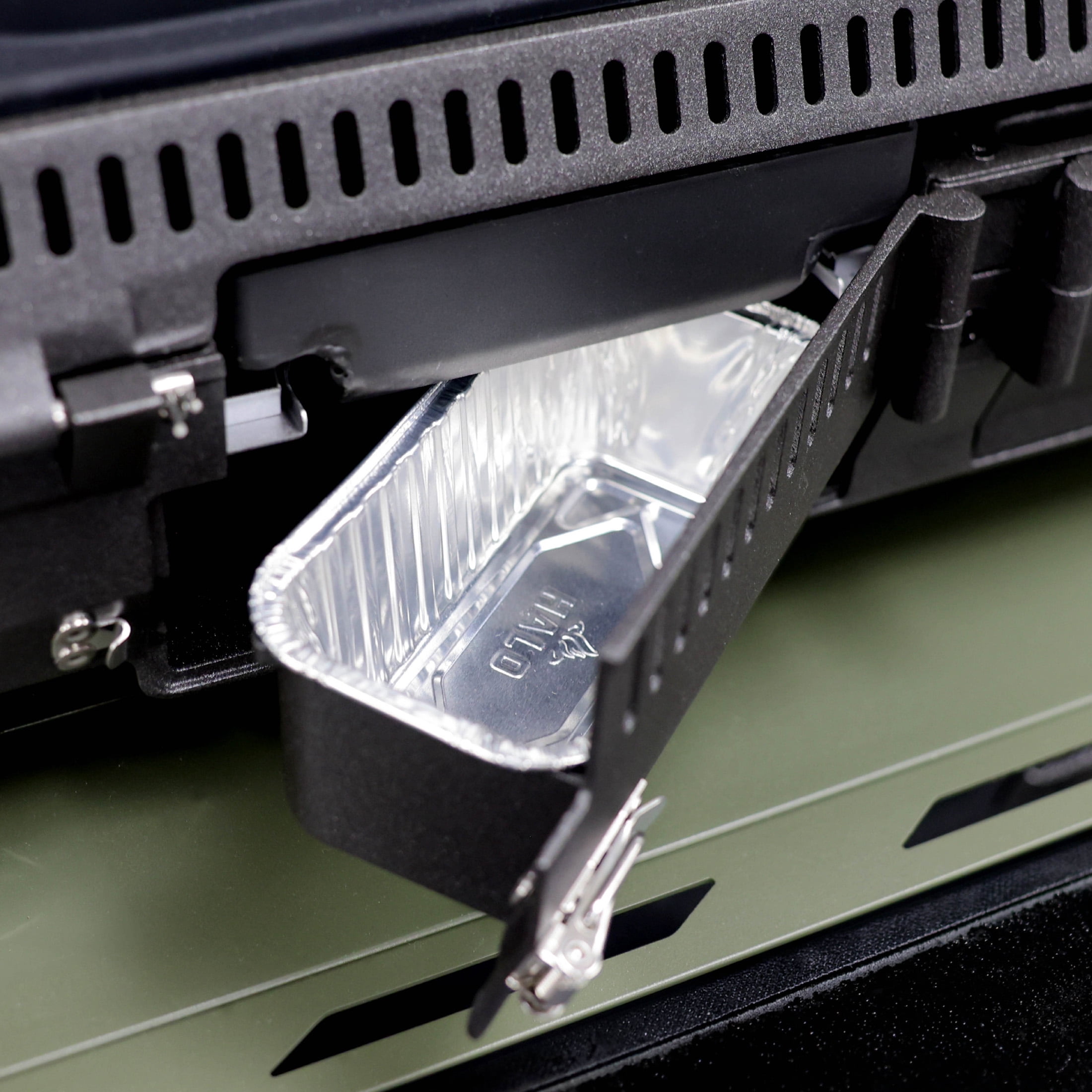 HALO Getaway Griddle Grease Cup Liners, 10-Pack, Disposable Foil for 2-Zone Griddle
