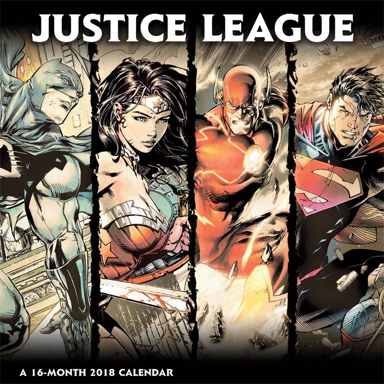The Justice League (Movie) 2018 Wall Calendar - Walmart.com - Walmart.com
