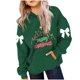 thumbnail image 2 of Sudadera con capucha para niños, moderna, informal, holgada, con estampado de manga larga, gorro con bolsillo de cuerda, sudadera de poliéster para niños., 2 of 5