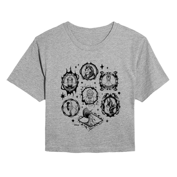 Disney - Villain Frames Women's Cropped Graphic T-Shirt