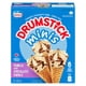 Cornets de dessert glacé DRUMSTICK(MD) de NESTLÉ(MD) Minis vanille et tourbillons chocolatés – image 1 sur 18
