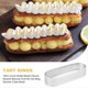 thumbnail image 4 of 12Pcs Oval Tartlet Molds French Dessert Mousse Fruit Pie Tart Ring, 4 of 5