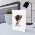 thumbnail image 5 of DistinctInk Greeting Card / Note Card - Toy Fox Terrier Puppy Graduation - PACK of 100, 5 of 7