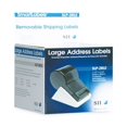thumbnail image 2 of Slp-2rle Self-Adhesive Large Address Labels, 1.5" X 3.5", White, 260 Labels/roll, 2 Rolls/box | Bundle of 10 Boxes, 2 of 3