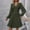 *Army Green, variant on ClodeEU Womens Long Sleeve Dress， 2025 Fall Trendy Elegant V Neck Dresses Army Green,Womens Plus XL