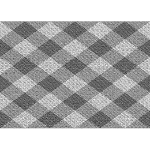 Ahgly Company Machine Washable Indoor Rectangle Transitional Smokey Gray Area Rugs, 8' x 12'