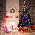 thumbnail image 4 of LED Christmas Lights Indoor Outdoor, 82 Feet 200 LED 8 Modes Fairy String Lights with Timer, Connectable, Christmas Twinkle Lights for Garden, Party, Holiday, Xmas Tree Decorations (Multi-colored), 4 of 7