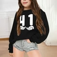 thumbnail image 4 of SJLDQY Girl's Sweatshirts Trendy Graphic Relax-fit Pullover Tops Long Sleeve Crew Neck Sweatshirt Size 3-4 Years, 4 of 4