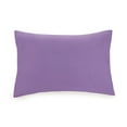 thumbnail image 2 of Urban Playground Kids and Teens Iris Solid Purple 3-Piece Comforter Set, Full/Queen, 2 of 9
