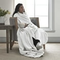 Vellux 100 Cotton Queen Blanket AllSeason, Soft, Cozy & Breathable
