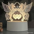thumbnail image 1 of Valentine's Day 3D Prejection Light Personalized Delicated Night Lamp for Bedroom--SHUNJING, 1 of 4