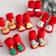 thumbnail image 3 of Calcetines navideños para bebés Mezcla de algodón Antideslizante Niños recién nacidos Bebés bebés Ropa Regalos Calcetines para niños Patrones surtidos 0-1 años Tipo 1 6 pares Speravity BA000376-01, 3 of 7