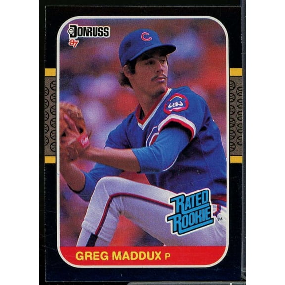 Greg Maddux Rookie Card 1987 Donruss #36
