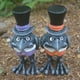 thumbnail image 5 of Cateissary Adorno de escritorio, decoración artesanal de Halloween, estatua de jardín con forma de Animal de resina, adorno, suministro de Halloween Kits de decoración para fiestas violeta Cateissary HA007407-01, 5 of 6