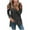 Gray, variant on Aoochasliy Ladies Tops Winter Clothes Tops Clothes Long Sleeve V-neck Solid Color Blouses Off Shoulder Out Chest Drill Top