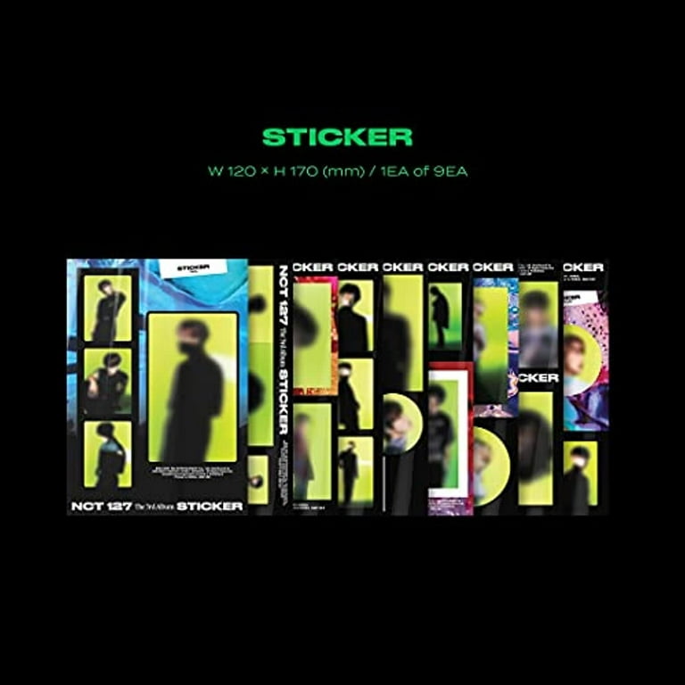 【新品未開封・まとめ売り】NCT 127 Sticker STICKY 10枚 NCT NCT127 3rd Album Sticker Sticky Version Official Photocard