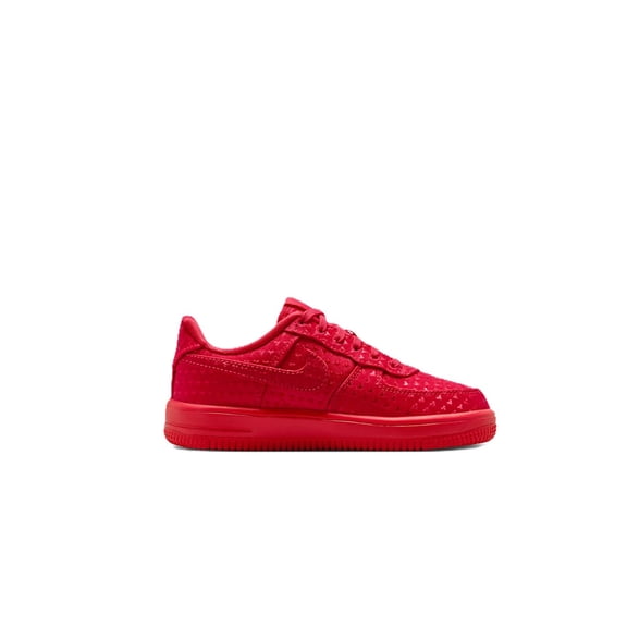 Little Kid's Nike Force 1 Low Lace 'Valentine's Day' University Red/University Red - 3