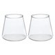thumbnail image 2 of Glass Mugs Fuji Mountain Cup for Home Use 2Pcs Transparent Heat Resistant Cups, 2 of 4