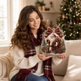 thumbnail image 6 of Diy Christmas Diamond Painting Kit, Christmas Decorations,Pearl Bead Painting With Display Frame, Easy 5D Gem Mosaic Art, Ideal Xmas Home Wall Decoration For New Crafters (Santa), 6 of 7