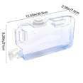 thumbnail image 2 of Water Dispenser Bottle with 2 Spigots, 1.1 Gallon Refillable Fridge Water Container with Convenient Handles, Portable Leakproof Drink Dispenser for Home Kitchen Outdoor Camping, Clear, 2 of 6